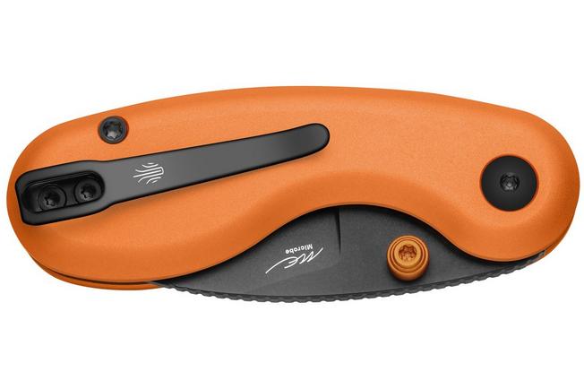 Image for Kizer Microbe V2742A3 Black PVD, Orange Aluminum, pocket knife, Maksim Epifantsev design