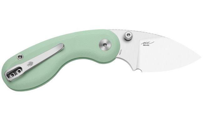Image for Kizer Microbe V2742A4 Satin, Green G10, pocket knife, Maksim Epifantsev design