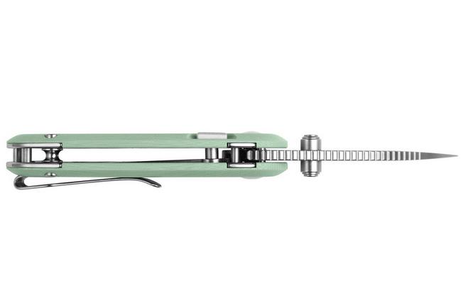 Image for Kizer Microbe V2742A4 Satin, Green G10, pocket knife, Maksim Epifantsev design