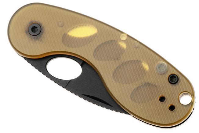 Bild für Kizer Microbe TSJ AirTi V2742TSJA1, Black PVD 14C28N, PEI Taschenmesser, Maksim Epifantsev Design