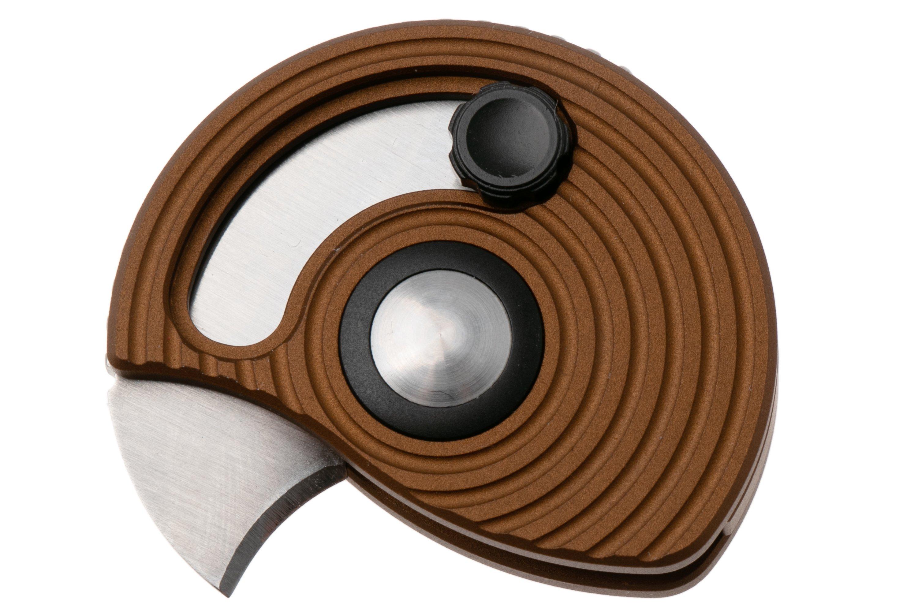 Kizer Vanguard Snail-Trail V2757A1 Satin AEB-L, Brass Aluminium