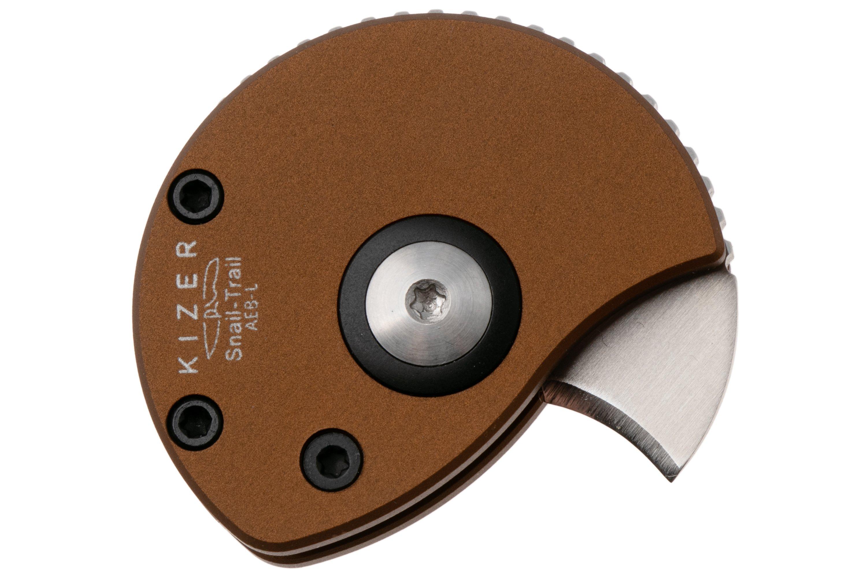 Kizer Vanguard Snail-Trail V2757A1 Satin AEB-L, Brass Aluminium