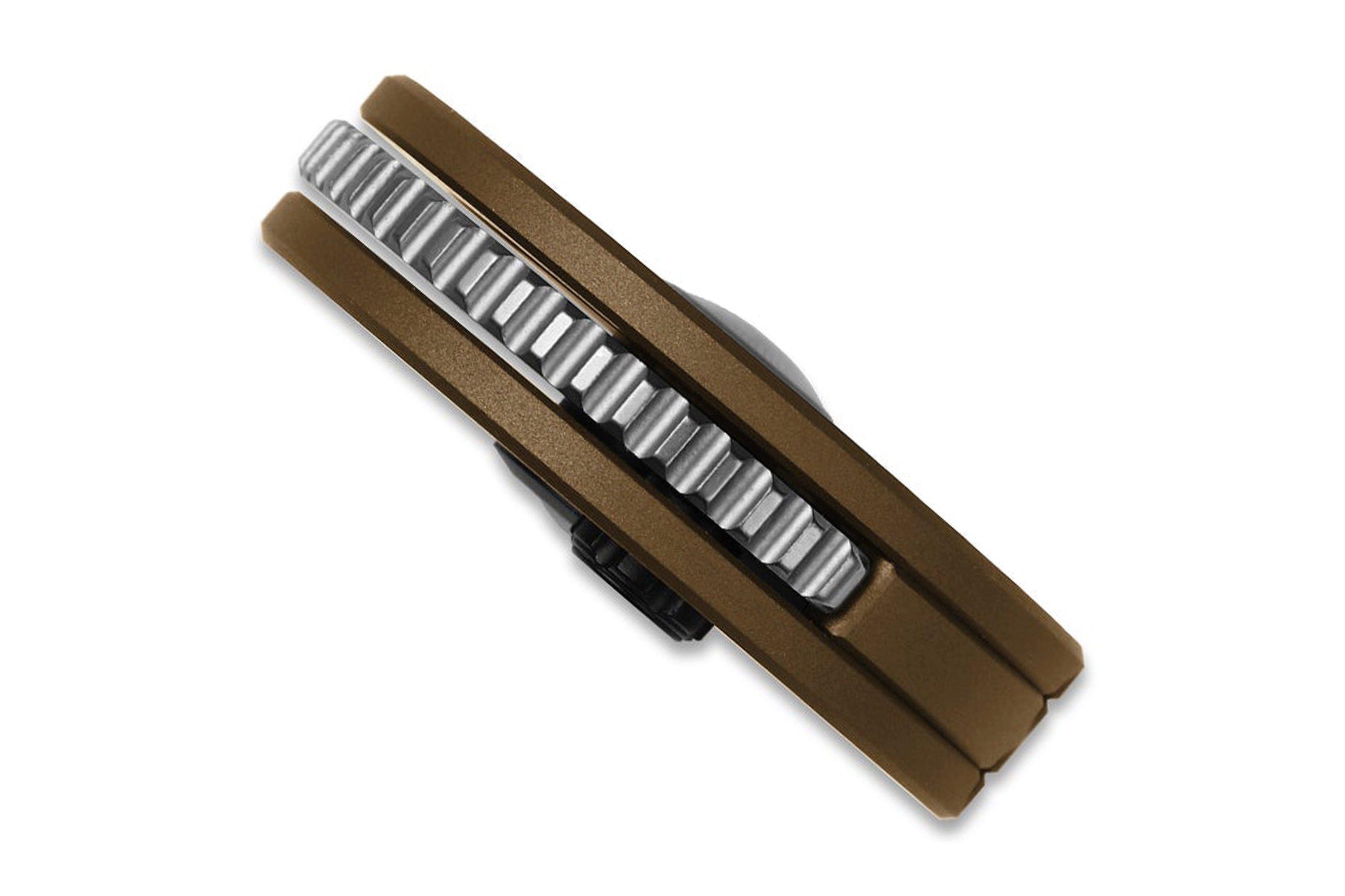 Kizer Vanguard Snail-Trail V2757A1 Satin AEB-L, Brass Aluminium