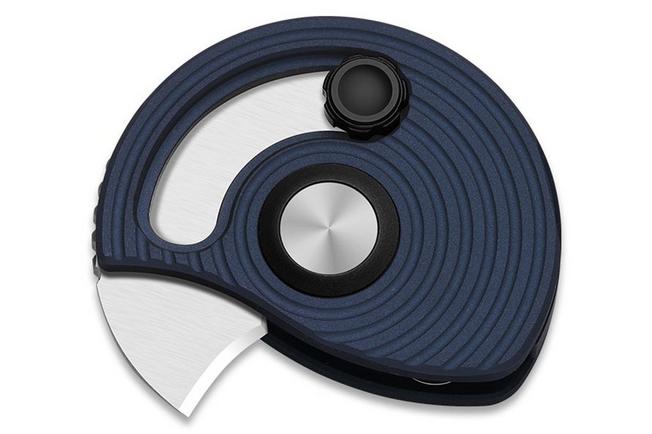 Image for Kizer Vanguard Snail-Trail V2757A2 Satin AEB-L, Blue Aluminium, pocket knife, Caleb Waldman design