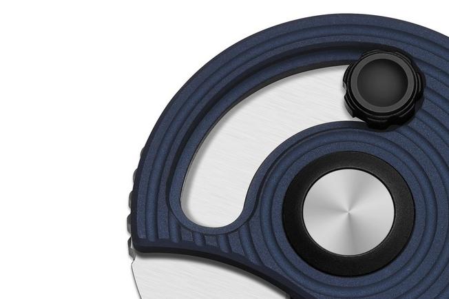 Image for Kizer Vanguard Snail-Trail V2757A2 Satin AEB-L, Blue Aluminium, pocket knife, Caleb Waldman design