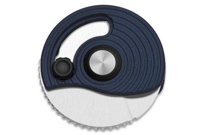 Image for Kizer Vanguard Snail-Trail V2757A2 Satin AEB-L, Blue Aluminium, pocket knife, Caleb Waldman design