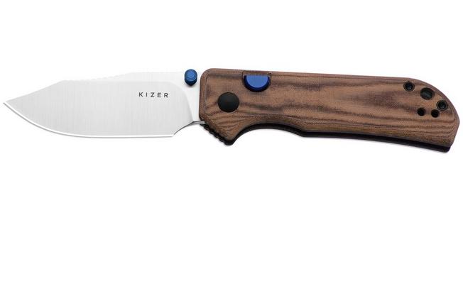 Bild für Kizer Vanguard Nice Guy V3011BCA1 Satin AEB-L , Norplex UltreX Micarta, Taschenmesser, Azo Design