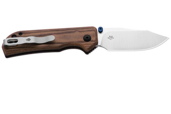 Bild für Kizer Vanguard Nice Guy V3011BCA1 Satin AEB-L , Norplex UltreX Micarta, Taschenmesser, Azo Design