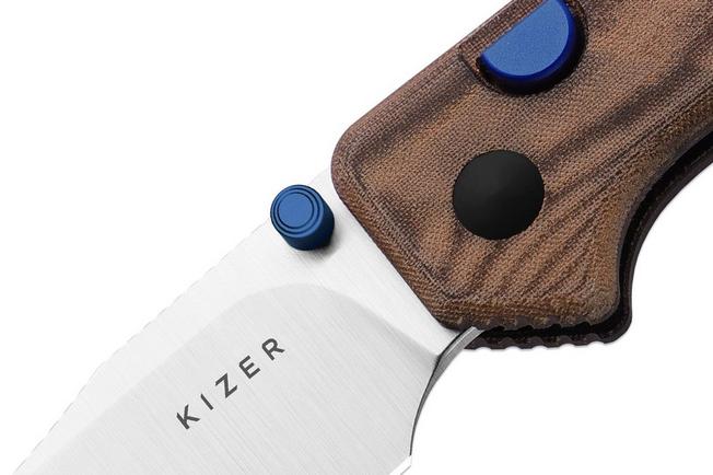 Bild für Kizer Vanguard Nice Guy V3011BCA1 Satin AEB-L , Norplex UltreX Micarta, Taschenmesser, Azo Design