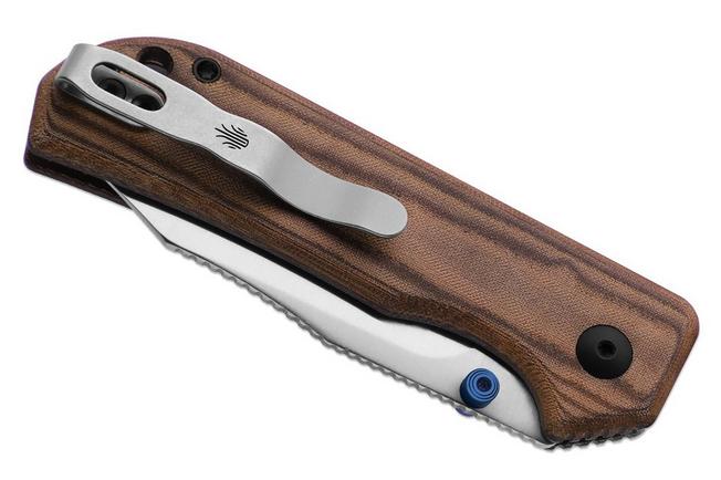 Bild für Kizer Vanguard Nice Guy V3011BCA1 Satin AEB-L , Norplex UltreX Micarta, Taschenmesser, Azo Design