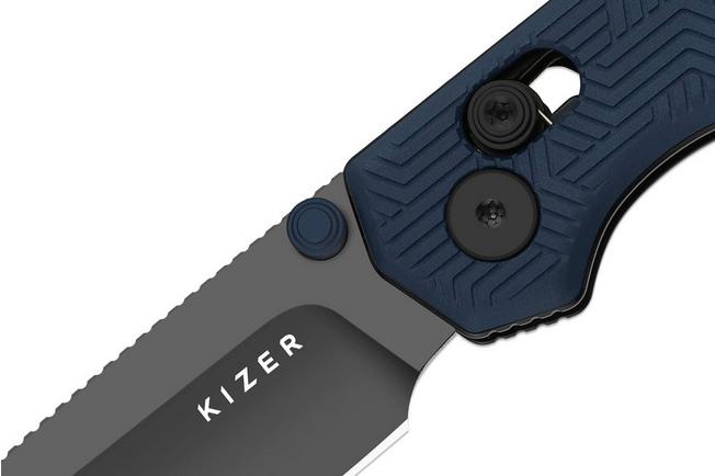Bild für Kizer Vanguard Begleiter 2.9 V3458.2BDA1 Satin BD1N, Vortex Pattern Micarta, Taschenmesser, Azo Design