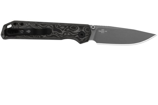 Bild für Kizer Vanguard Begleiter 2.9 V3458.2BDA2 Graywashed BD1N, Vortex Pattern Micarta, Taschenmesser, Azo Design