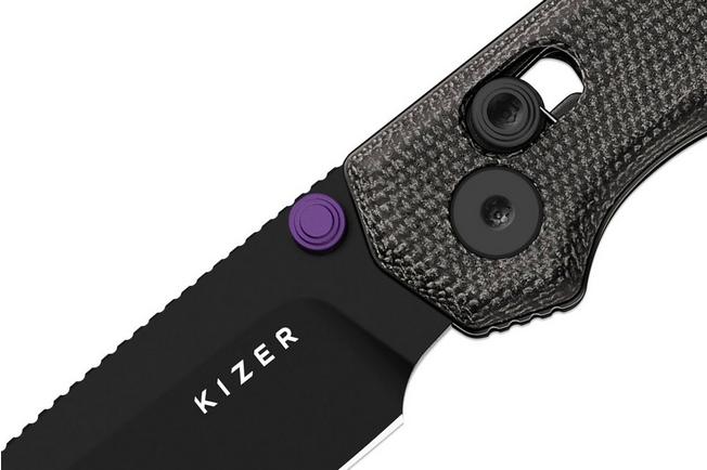 Bild für Kizer Vanguard Begleiter 2.9 V3458.2CDA1 PVD BD1N, Norplex UltreX Micarta, Taschenmesser, Azo Design