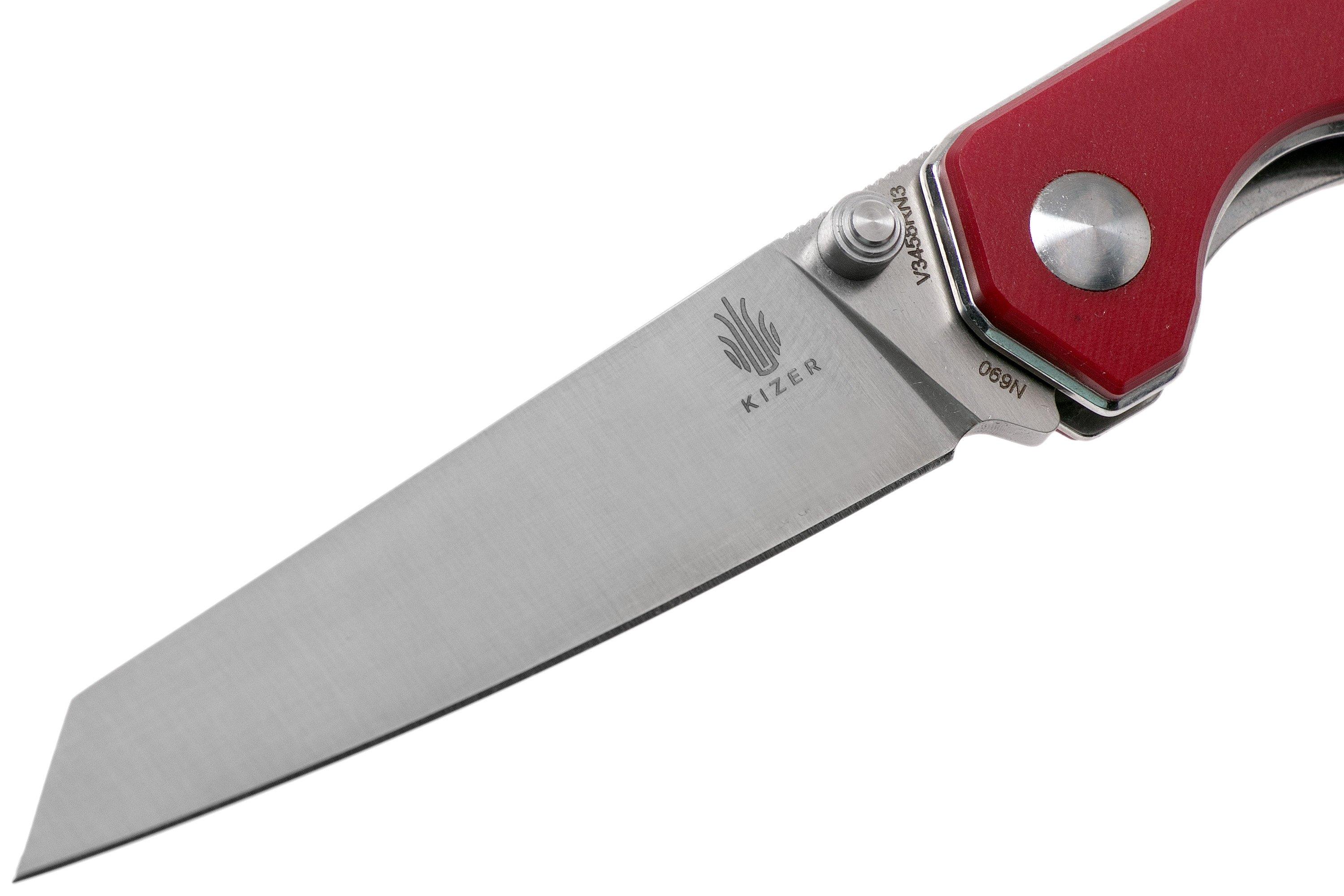 Kizer Begleiter Mini, Micarta, N690, V3458RN3 pocket knife, Azo design