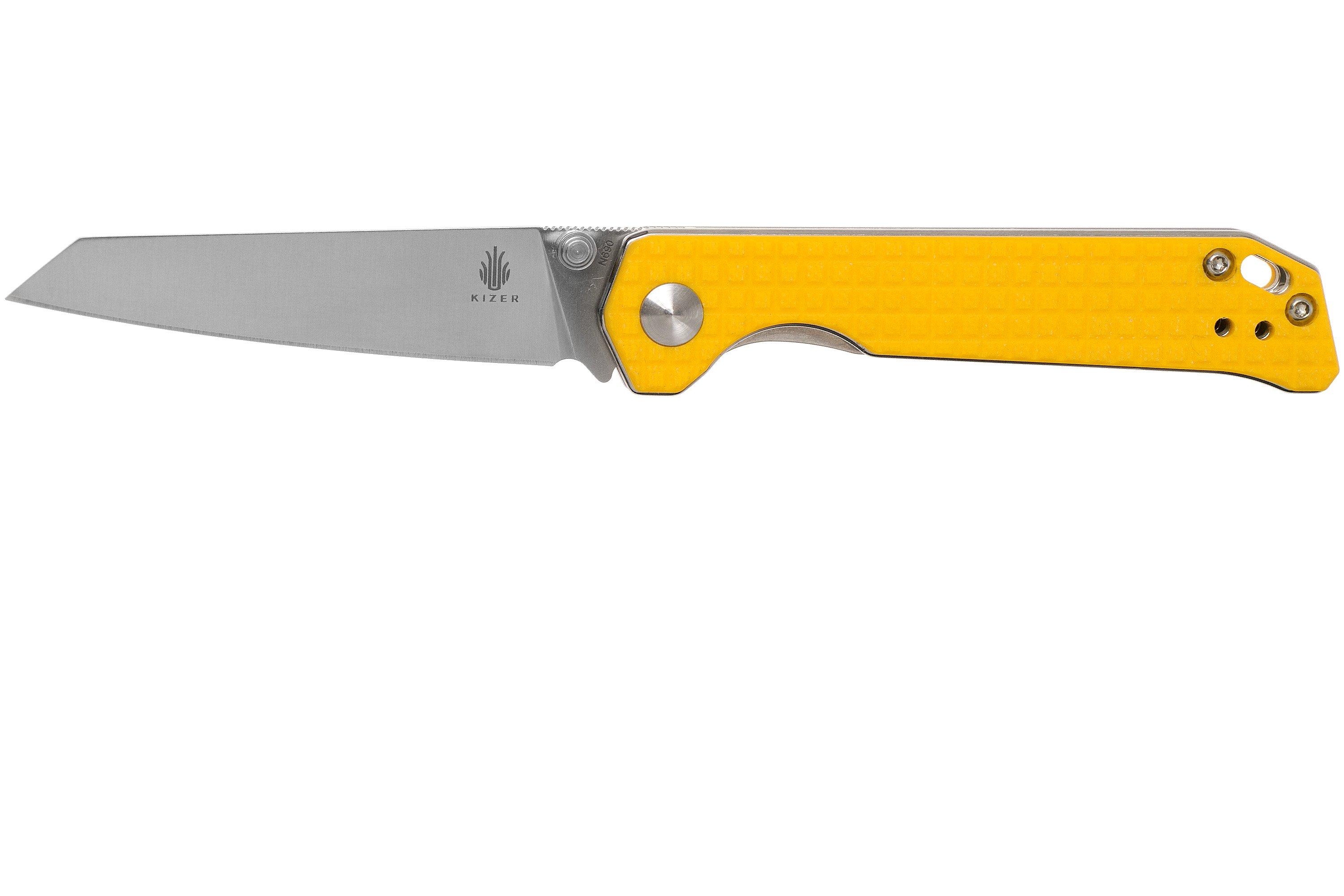 Kizer Begleiter Mini V3458RN4 N690, Yellow G10, pocket knife, Azo design | Advantageously shopping at Knivesandtools.com Kizer Begleiter Mini V3458RN4 N690, Yellow G10, pocket knife, Azo design | Advantageously shopping at Knivesandtools.com