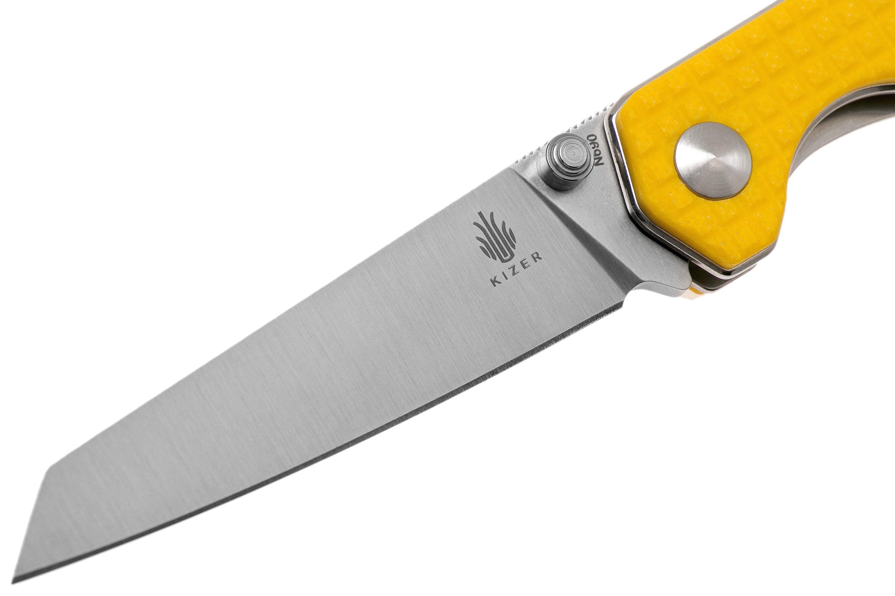 Kizer Begleiter Mini V3458RN4 N690, Yellow G10, pocket knife, Azo design | Advantageously shopping at Knivesandtools.com Kizer Begleiter Mini V3458RN4 N690, Yellow G10, pocket knife, Azo design | Advantageously shopping at Knivesandtools.com
