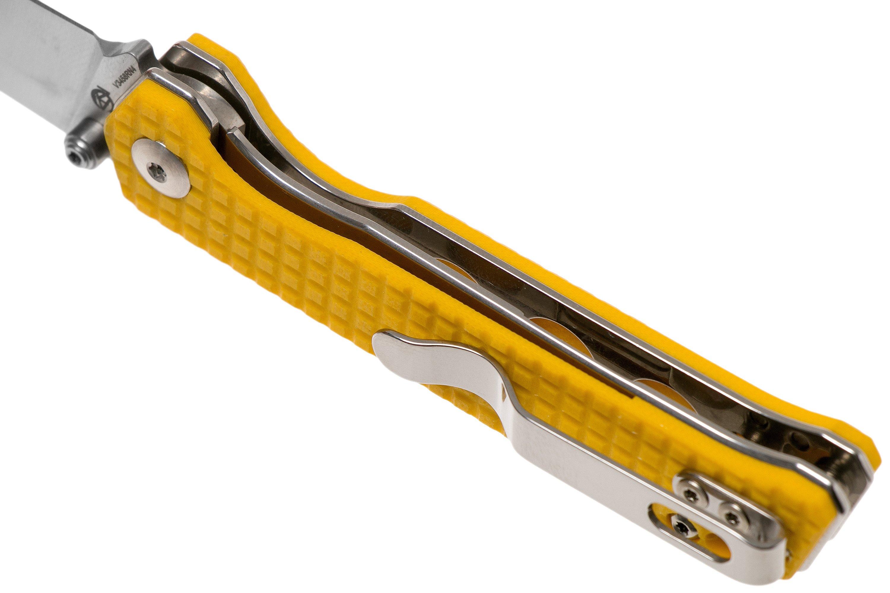 Kizer Begleiter Mini V3458RN4 N690, Yellow G10, pocket knife, Azo ...