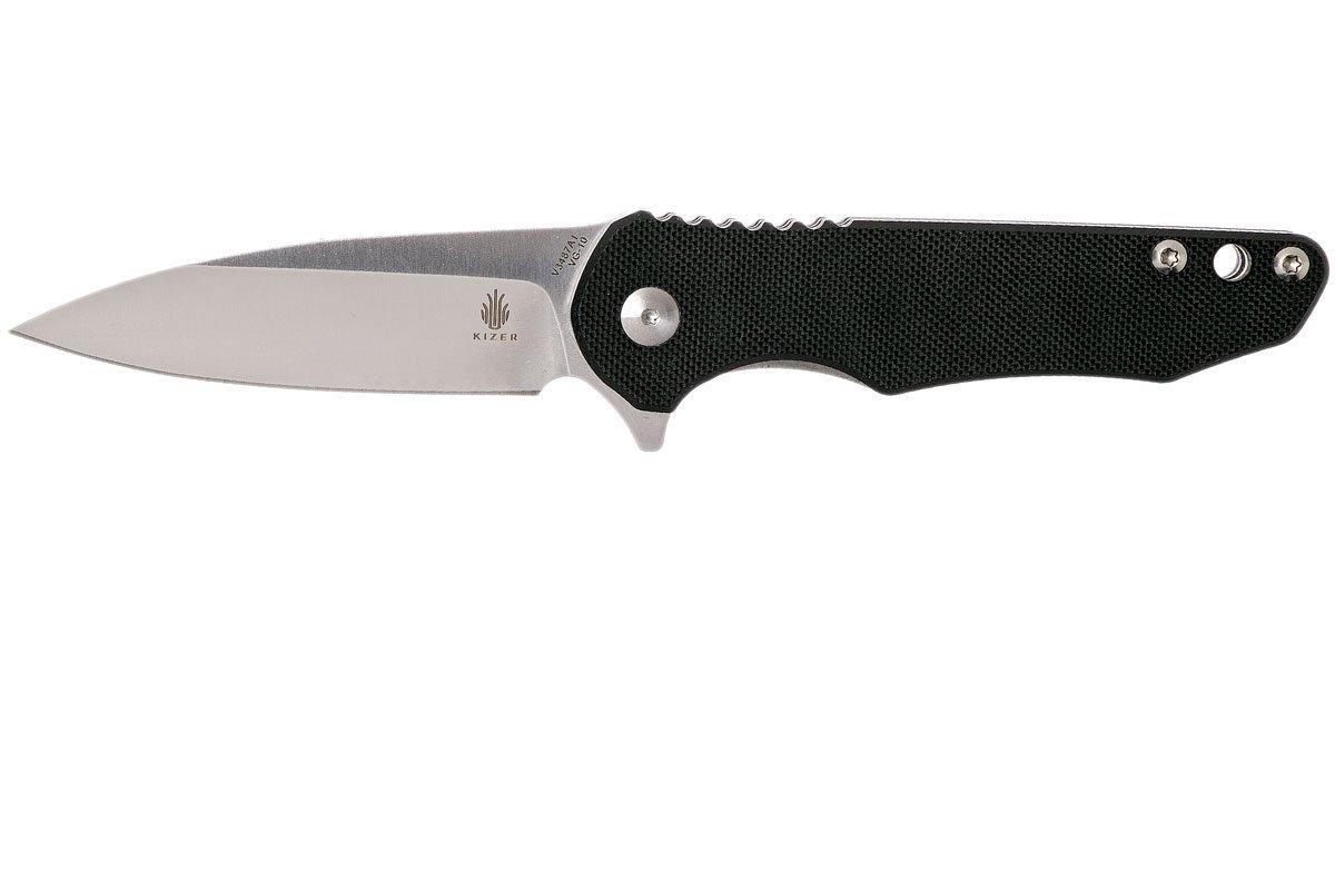 Kizer Barbosa V3487A1 Black Vanguard pocket knife, Mikkel Willumsen design