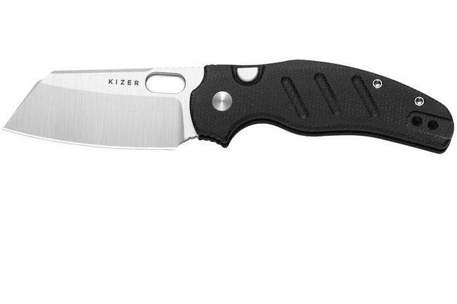 Bild für Kizer Vanguard C01C 2.9 BS V3488.29BSA2 Satin Nitro-V, Black Micarta, Taschenmesser, Chris Conaway Design