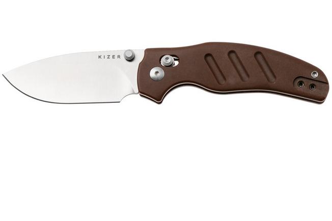 Bild für Kizer Vanguard C01C 2.9 CD V3488.29CDA1 Satin Nitro-V, Norplex UltreX Micarta, Taschenmesser, Chris Conaway Design