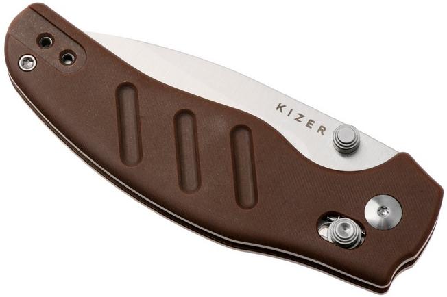 Bild für Kizer Vanguard C01C 2.9 CD V3488.29CDA1 Satin Nitro-V, Norplex UltreX Micarta, Taschenmesser, Chris Conaway Design