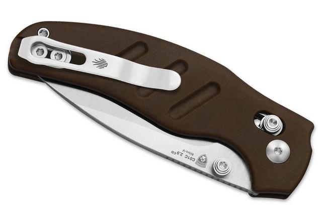 Bild für Kizer Vanguard C01C 2.9 CD V3488.29CDA1 Satin Nitro-V, Norplex UltreX Micarta, Taschenmesser, Chris Conaway Design