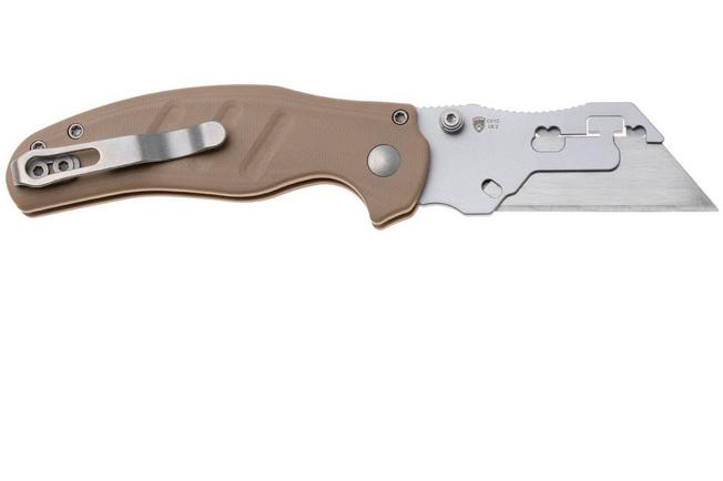 Afbeelding voor Kizer Vanguard C01C UTI 2 V3488-29JNA2 Tan G10, zakmes