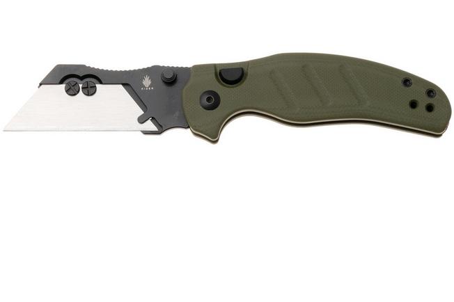 Afbeelding voor Kizer Vanguard C01C UTI 1 V3488-29JSA2 Green G10, zakmes