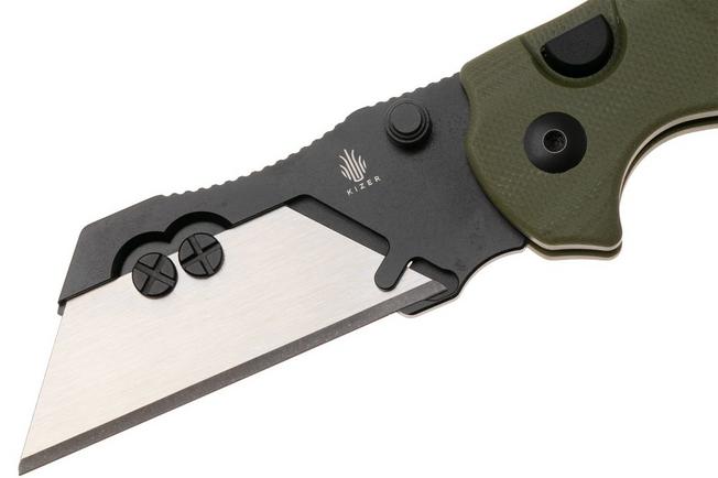 Afbeelding voor Kizer Vanguard C01C UTI 1 V3488-29JSA2 Green G10, zakmes