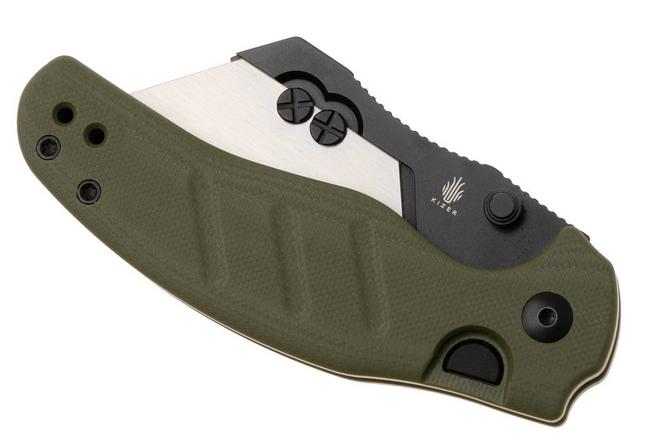Afbeelding voor Kizer Vanguard C01C UTI 1 V3488-29JSA2 Green G10, zakmes
