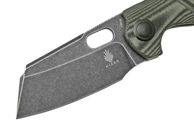 Kizer Vanguard Mini Sheepdog C01C V3488C6 Black Micarta, pocket knife | Advantageously shopping at Knivesandtools.se Kizer Vanguard Mini Sheepdog C01C V3488C6 Black Micarta, pocket knife | Advantageously shopping at Knivesandtools.se