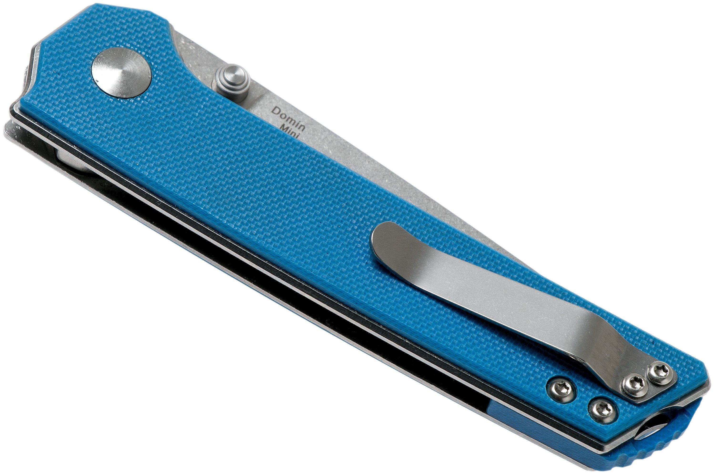 Kizer Vanguard Domin Mini V3516N2 blue pocket knife | Advantageously ...