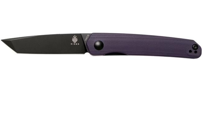 Imagen para Kizer SS1 V3603C1 Black 154CM, Purple G10, navaja, diseño Imkee