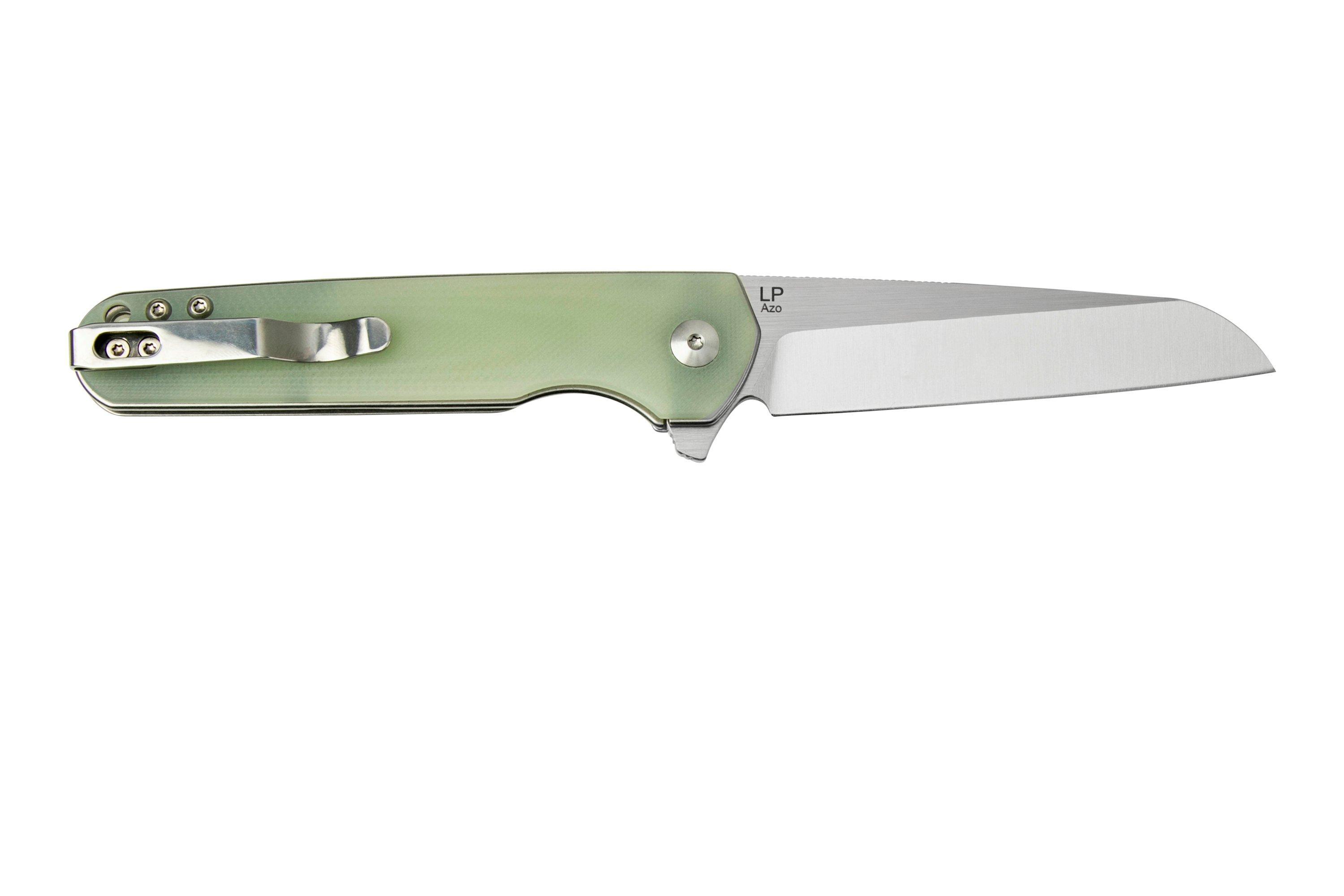 Kizer Vanguard LP V3610C2 Transparant G10, pocket knife Azo design