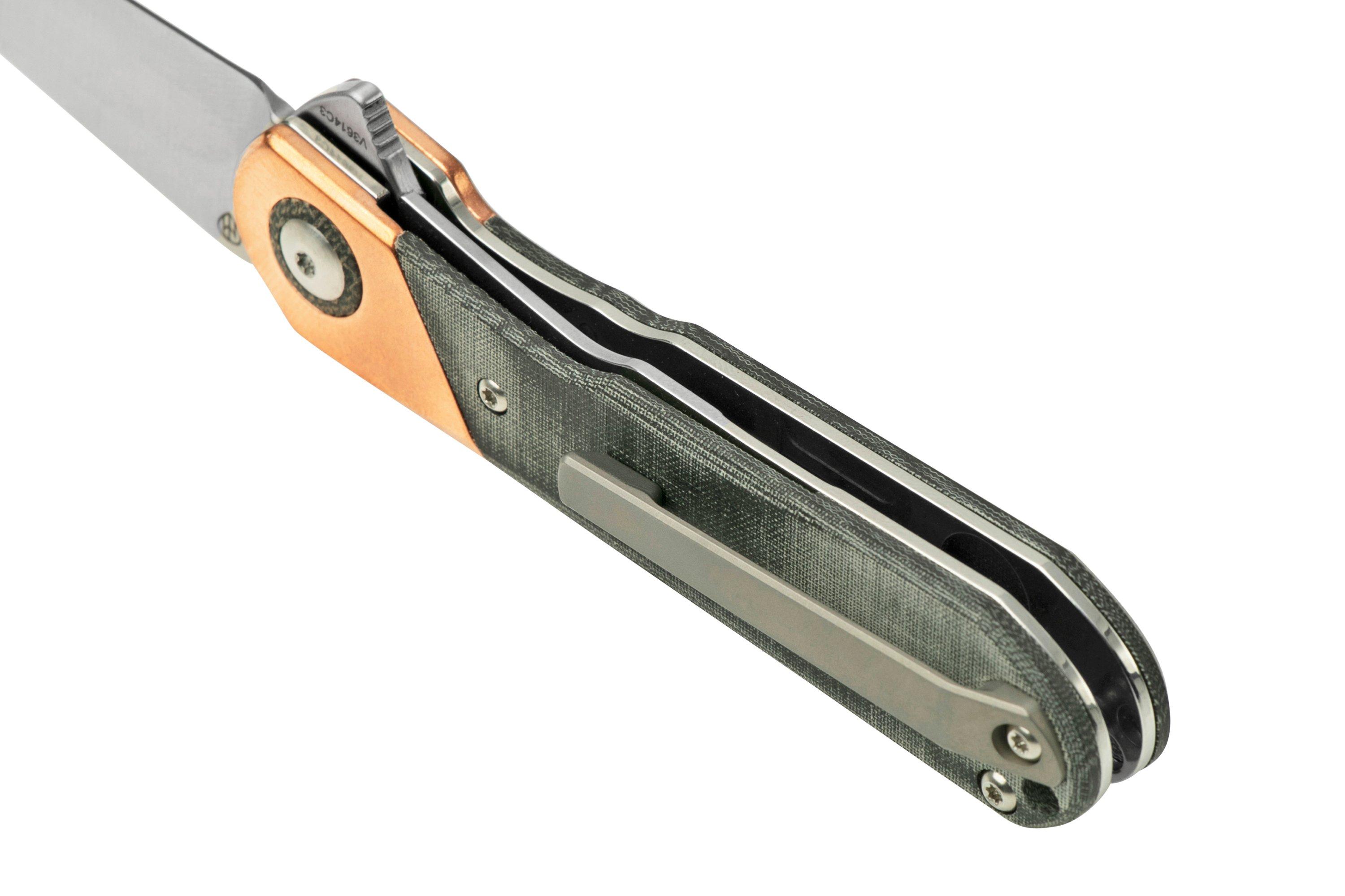 Kizer Comet V3614C3 Copper & Grey Micarta, pocket knife