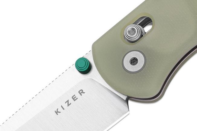 Image pour Kizer Vanguard Drop Bear V3619A20 Stonewashed Nitro-V, Glow In The Dark G10, couteau de poche, Azo design
