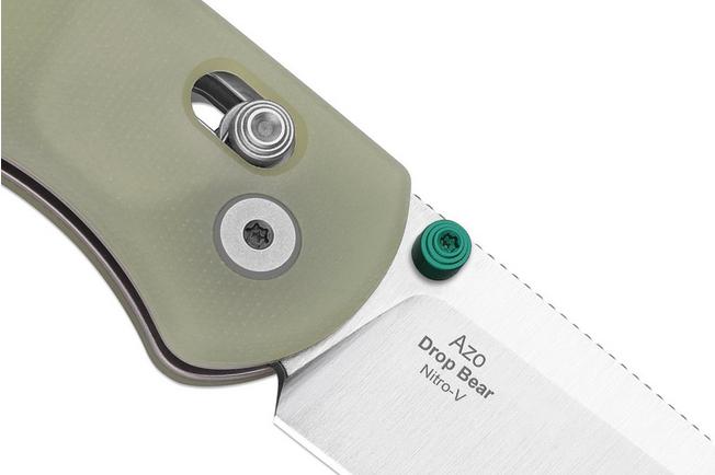 Image pour Kizer Vanguard Drop Bear V3619A20 Stonewashed Nitro-V, Glow In The Dark G10, couteau de poche, Azo design
