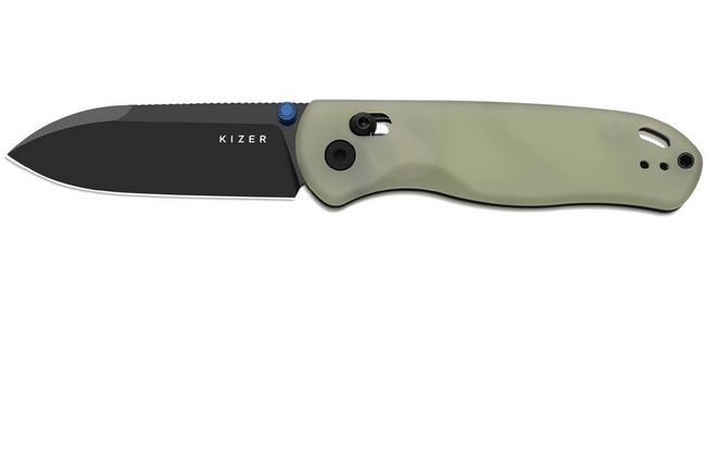 Image pour Kizer Vanguard Drop Bear V3619A21 PVD Nitro-V, Glow In The Dark G10, couteau de poche, Azo design