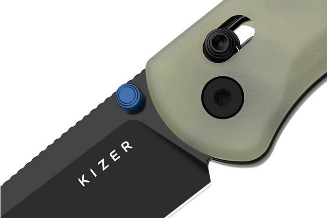 Image pour Kizer Vanguard Drop Bear V3619A21 PVD Nitro-V, Glow In The Dark G10, couteau de poche, Azo design