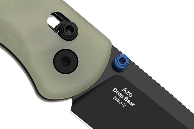 Image pour Kizer Vanguard Drop Bear V3619A21 PVD Nitro-V, Glow In The Dark G10, couteau de poche, Azo design