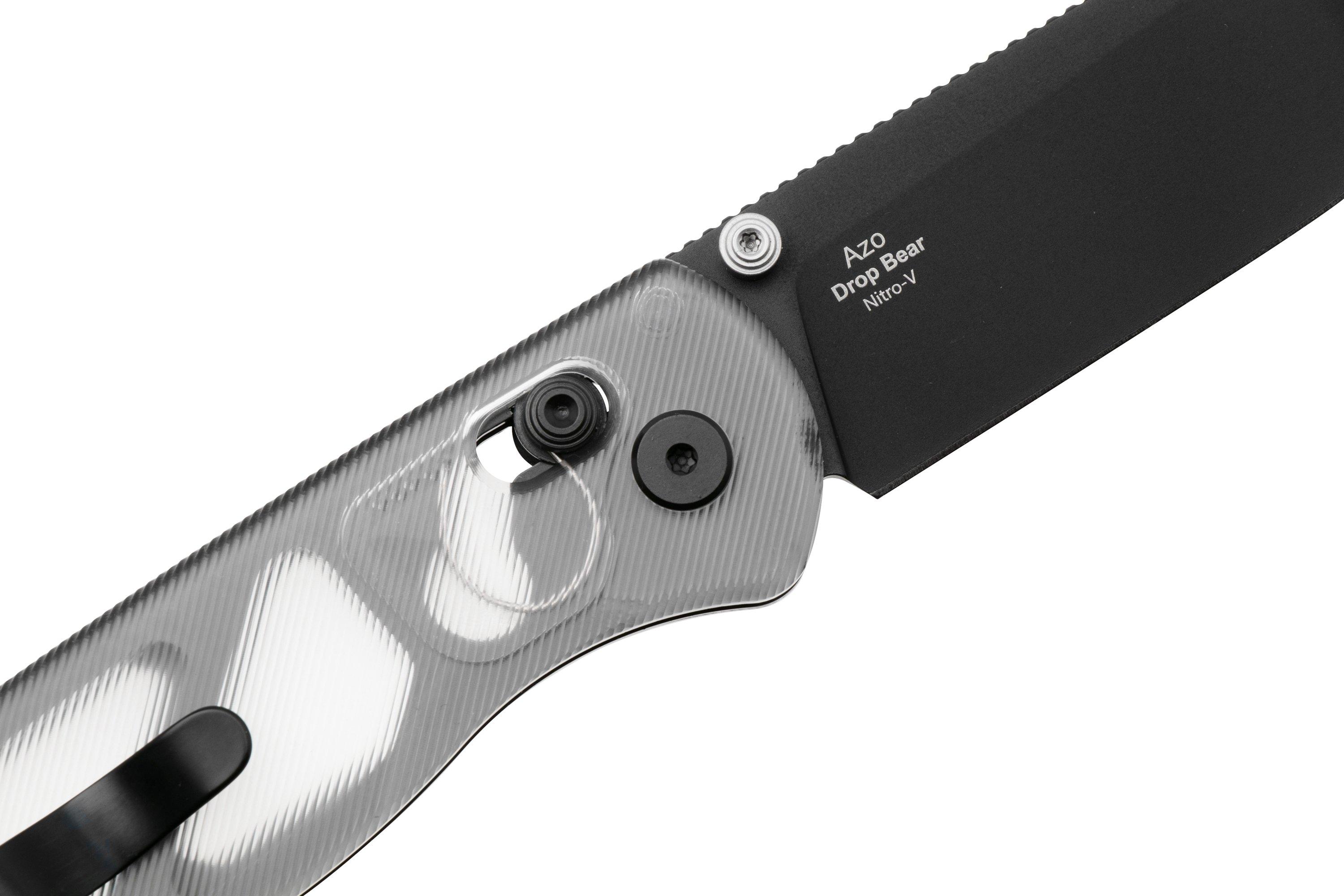 Kizer Vanguard Drop Bear V3619A9 PVD Nitro V, Clear Acrylic, zakmes ...