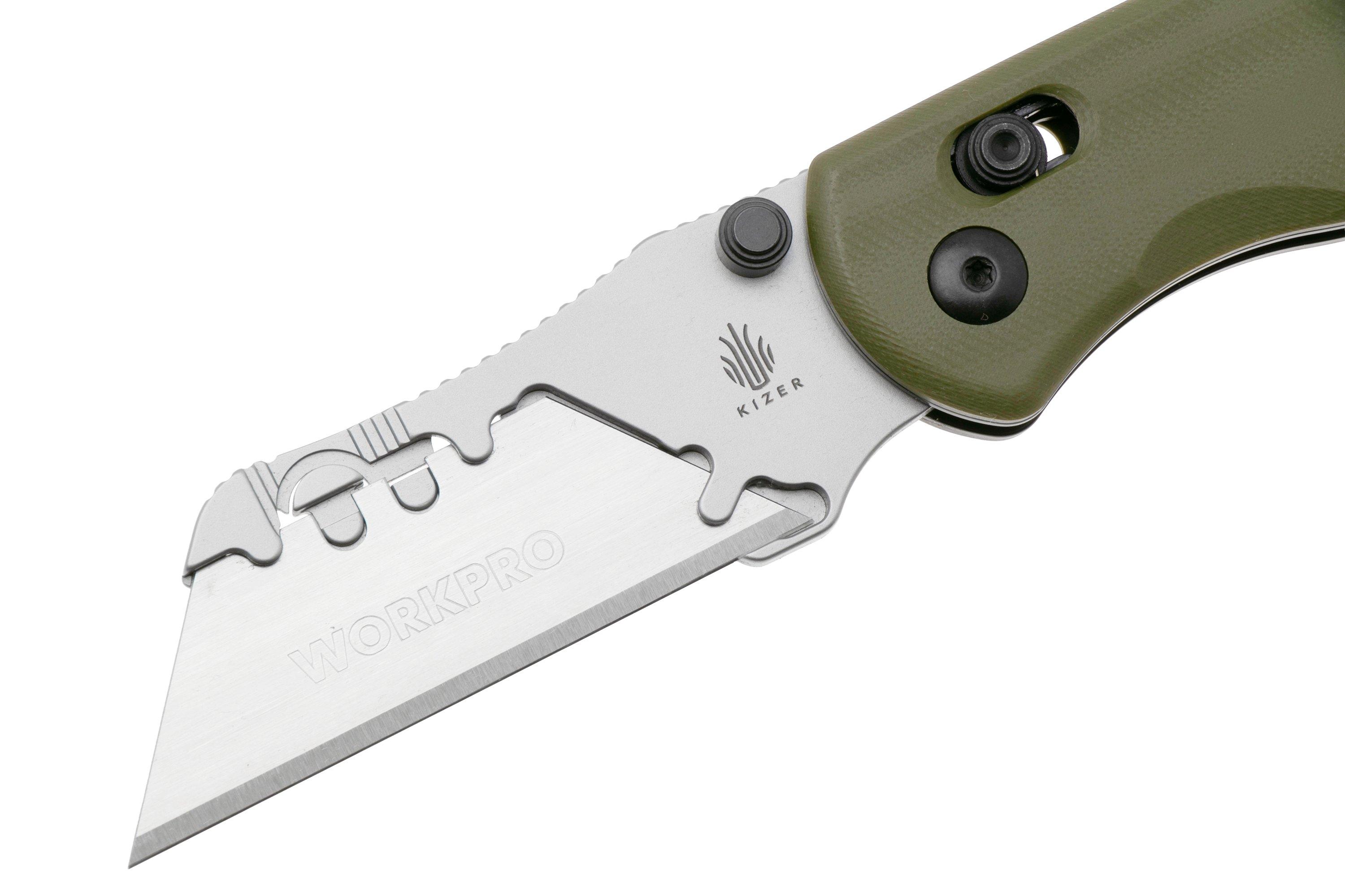 Kizer Drop Bear Utility V3619JA6 Green G10, pocket knife