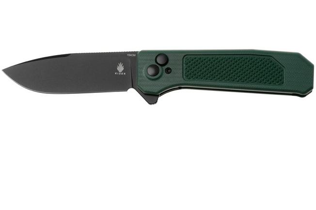 Bild für Kizer Brat V3630C2, Black 154CM, Green G10 Taschenmesser, Azo Design
