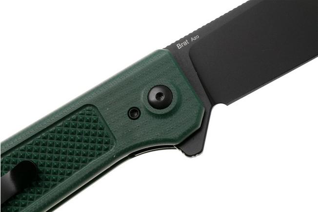 Bild für Kizer Brat V3630C2, Black 154CM, Green G10 Taschenmesser, Azo Design