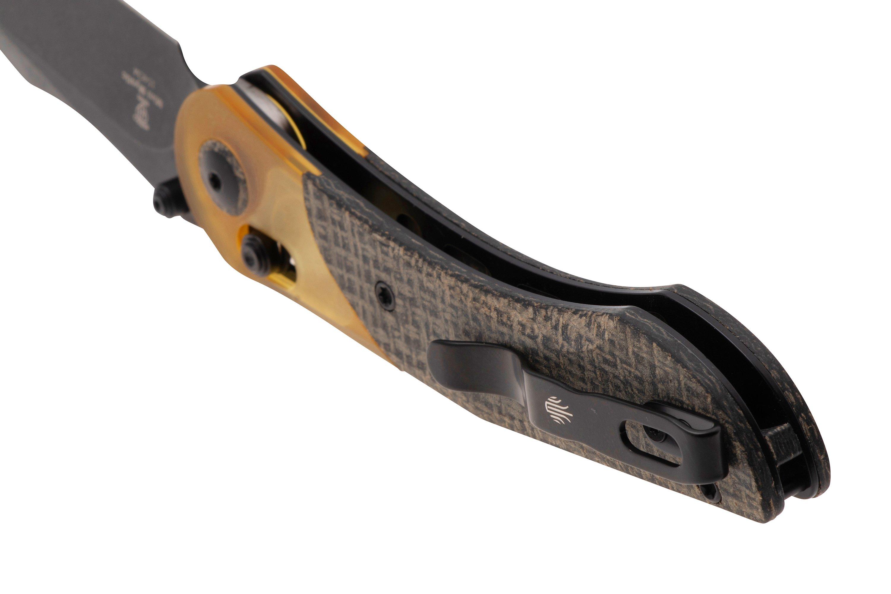 Kizer Vanguard Mini Mystic V3636C1 Blackwashed 154CM, Burlap Micarta Ultem  Bolster, Taschenmesser, Paul Munko Design | Günstiger shoppen bei  knivesandtools.de
