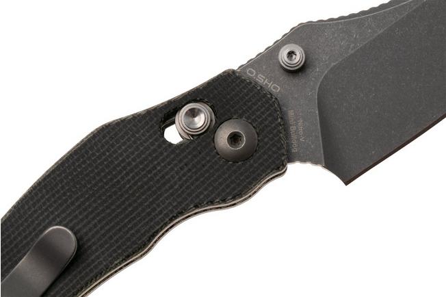 Afbeelding voor Kizer Vanguard Mini Bulldog V3672SA2 Gray PVD Stonewashed Nitro-V, Gray Micarta, zakmes, O.SHO design