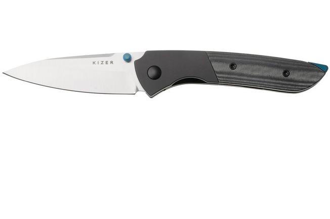 Afbeelding voor Kizer Vanguard Spitfire V3690A1 Satin 14C28N, Aluminium Micarta Inlay, zakmes