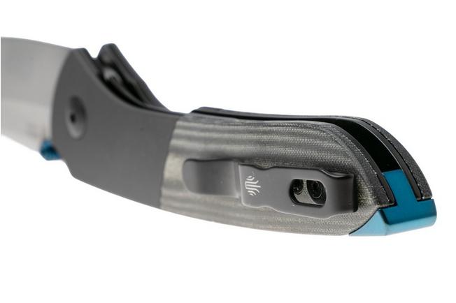 Afbeelding voor Kizer Vanguard Spitfire V3690A1 Satin 14C28N, Aluminium Micarta Inlay, zakmes