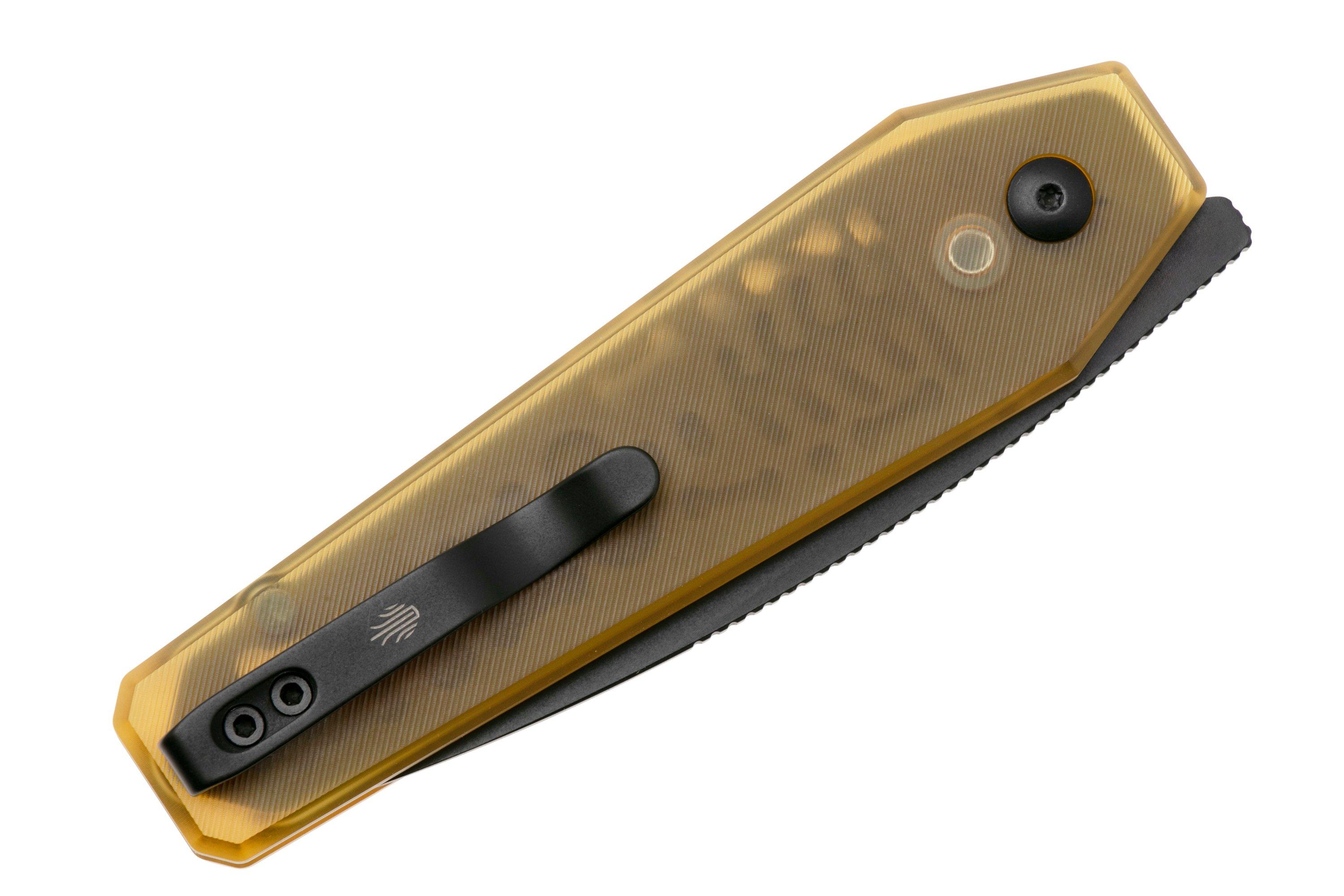 Nóż składany Kizer Tomb V3692A1, Black Nitro-V, Yellow PEI