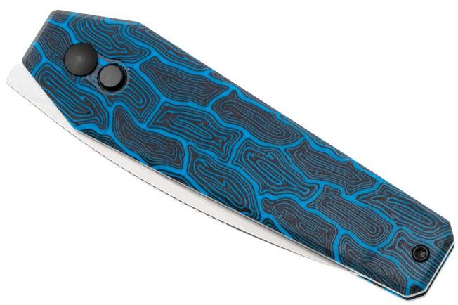 Afbeelding voor Kizer Tomb V3692A3 Stonewashed Nitro-V, Blue/Black G-Mascus, zakmes, Bradley Diaz design